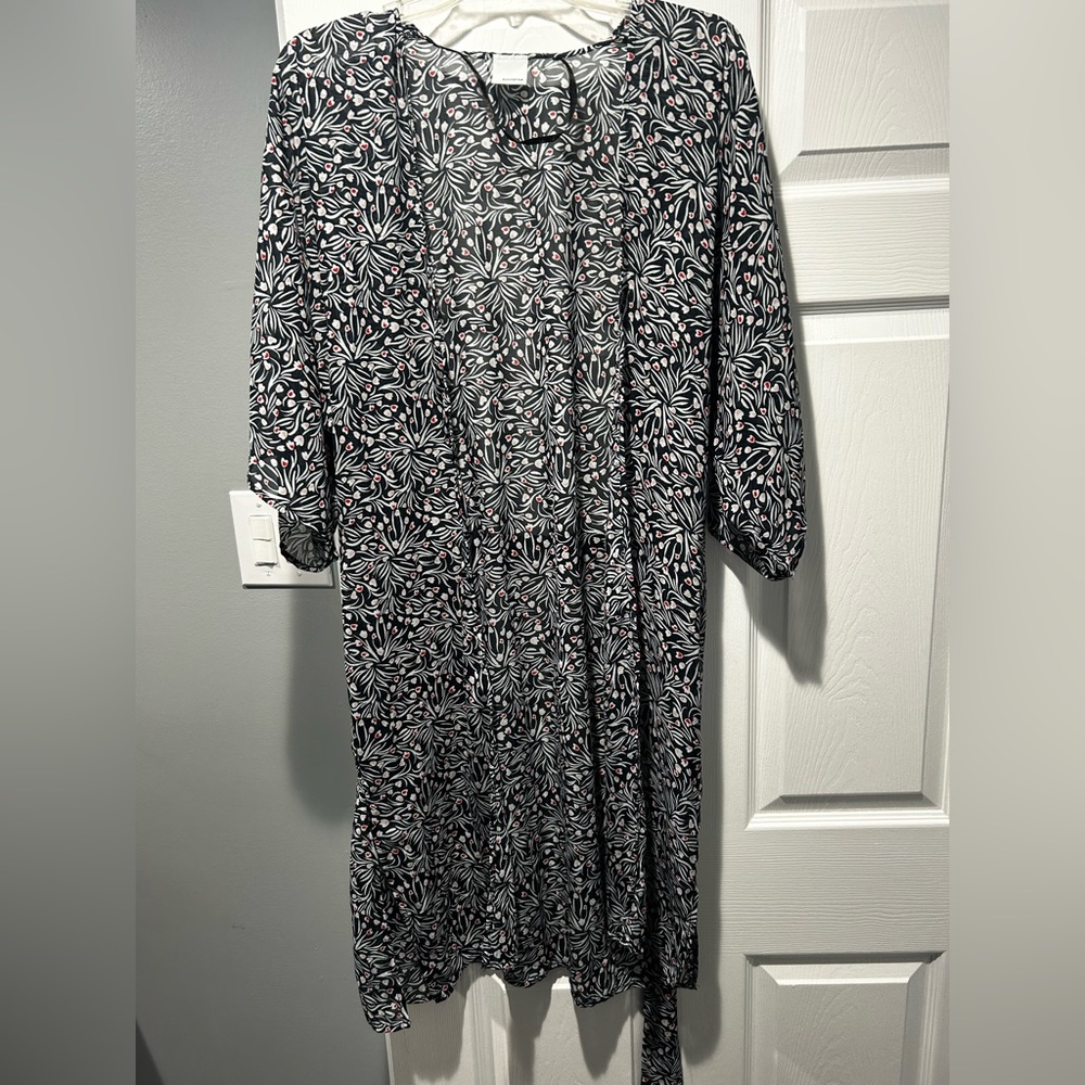 Misses One Size Fits Most Bathing Suit Cover Up in Floral Pattern